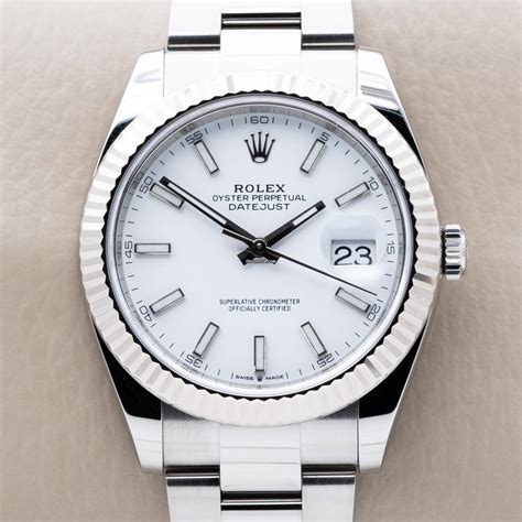 rolex datejust 41 weißgold lünette preis|2021 rolex datejust 41 mm.